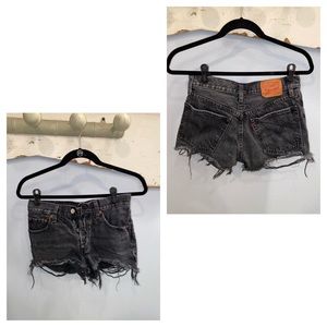 Urban outfitters black jean shorts